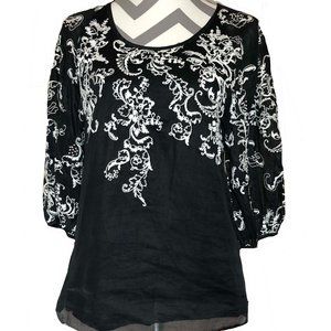 Anthropologie Edmé & Esyllte Floral Blouse